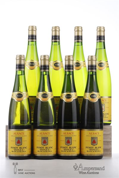 PINOT BLANC BLANC DE BLANCS 2000 - Hugel - 8 Bottles