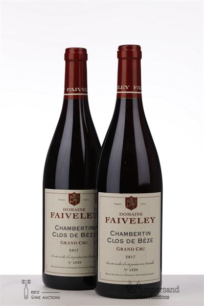 CHAMBERTIN CLOS DE BEZE 2017 - Faiveley - 2 Bottles