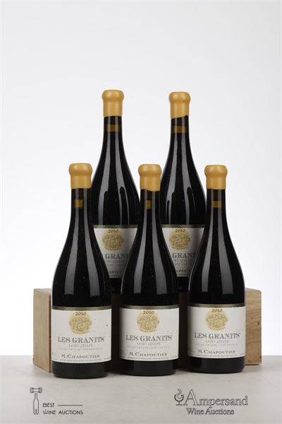 SAINT JOSEPH LES GRANITS 2010 - Chapoutier - 5 Bottles - Owc 6