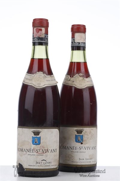ROMANEE ST VIVANT 1972 - Jean Lefort - 2 Bottles