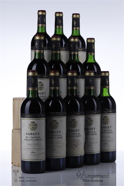 SARGET DE GRUAUD LAROSE 1989 - 12 Bottles