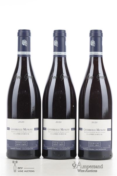 CHAMBOLLE MUSIGNY LA COMBE D'ORVEAU 2020 - Anne Gros - 3 Bottles