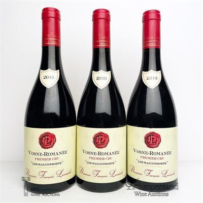 VOSNE ROMANEE AUX MALCONSORTS 2010 - François Lamarche - 3 Bottles