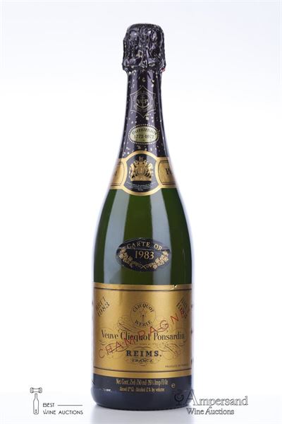 VEUVE CLICQUOT CARTE OR 1983 - Veuve Clicquot - 1 Bottle