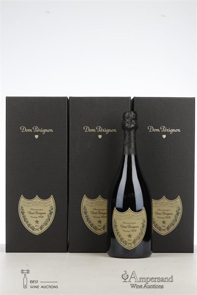 DOM PERIGNON 2008 - Moet et Chandon - 3 Bottles - Oc 1