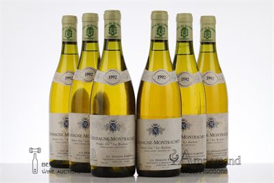 CHASSAGNE MONTRACHET BLANC LES RUCHOTTES 1992 - Ramonet - 6 Bottles