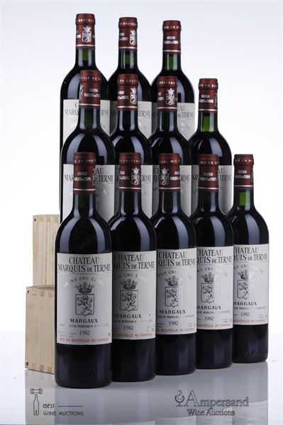 MARQUIS DE TERME 1982 - 12 Bottles - Owc 12