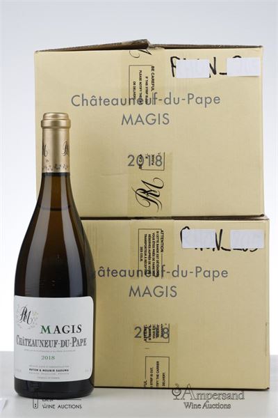CHATEAUNEUF DU PAPE MAGIS BLANC 2018 - Rotem et Mounir Saouma - 12 Bottles - Oc 6