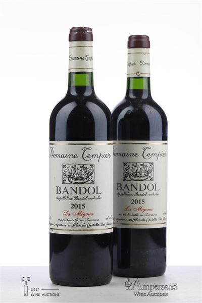 BANDOL CUVEE LA MIGOUA 2015 - Tempier - 2 Bottles