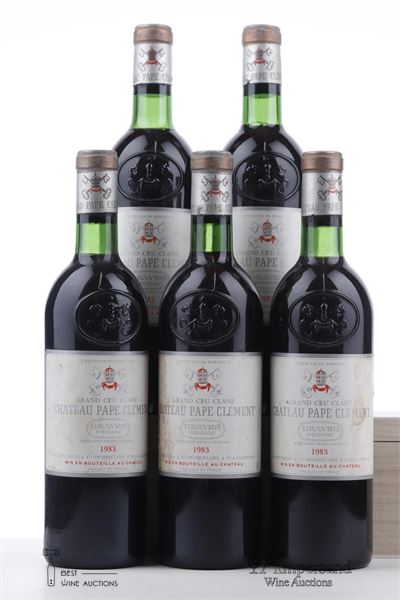PAPE CLEMENT 1983 - Mc - 5 Bottles