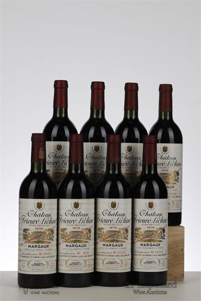 PRIEURE LICHINE 1978 - Mc - 8 Bottles