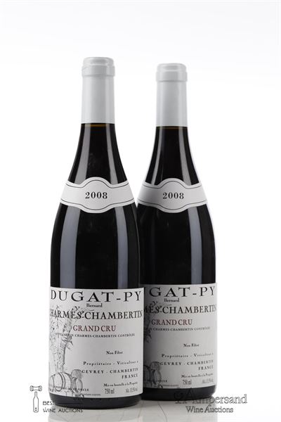 CHARMES CHAMBERTIN 2008 - Dugat Py - 2 Bottles