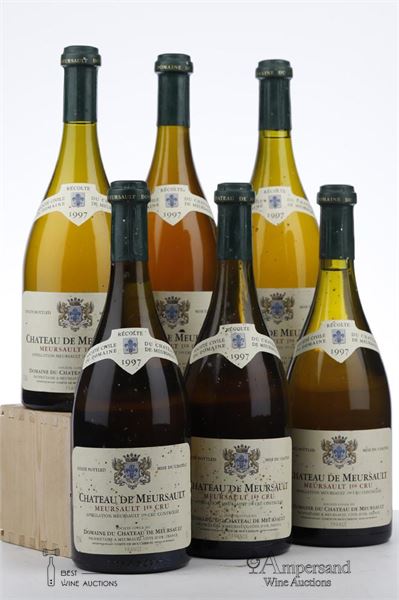 MEURSAULT 1 ER CRU 1997 - Chateau de Meursault - 6 Bottles