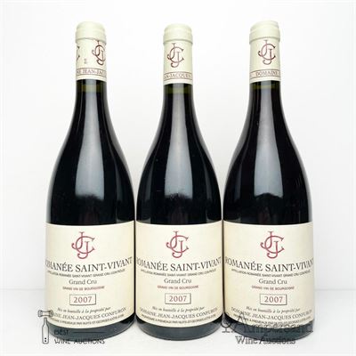 ROMANEE ST VIVANT 2007 - Jean Jacques Confuron - 3 Bottles