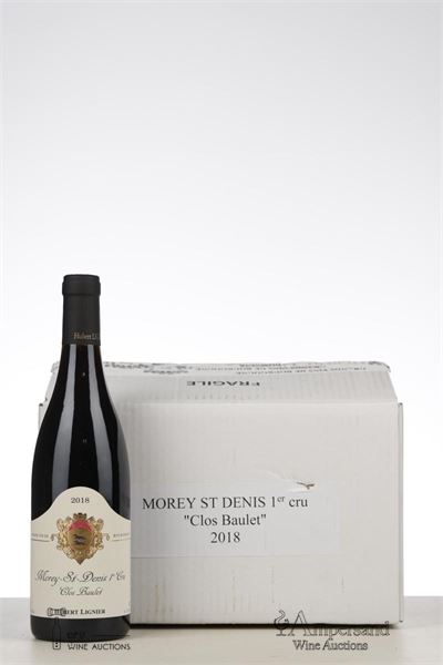 MOREY ST DENIS CLOS BAULET 2018 - Hubert Lignier - 6 Bottles - Oc 6