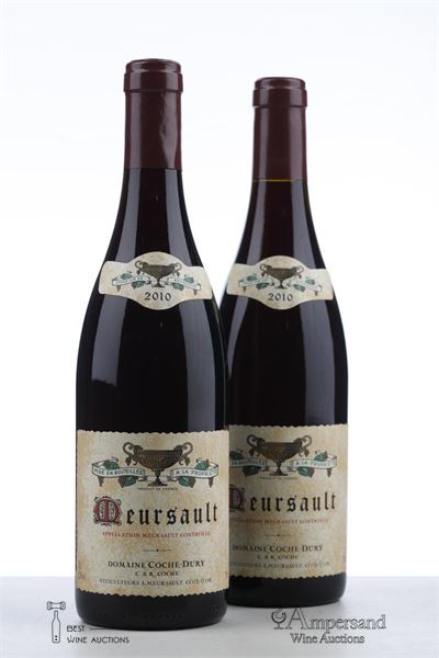 MEURSAULT ROUGE 2010 - Coche Dury - 2 Bottles