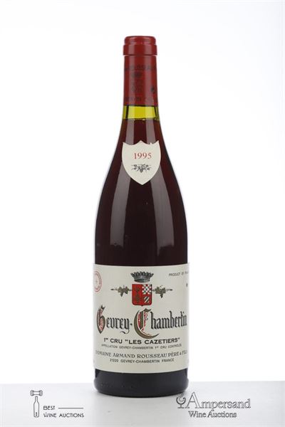 GEVREY CHAMBERTIN LES CAZETIERS 1995 - Armand Rousseau - 1 Bottle