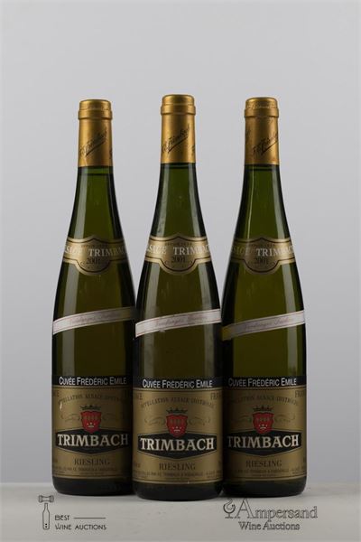 RIESLING CUVEE FREDERIC EMILE VENDANGES TARDIVES 2001 - Trimbach - 3 Bottles