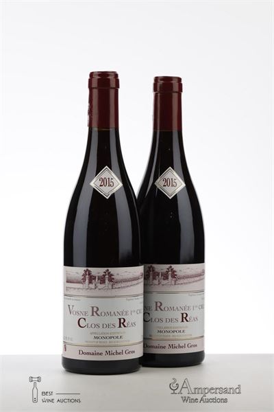 VOSNE ROMANEE CLOS DES REAS 2015 - Michel Gros - 2 Bottles
