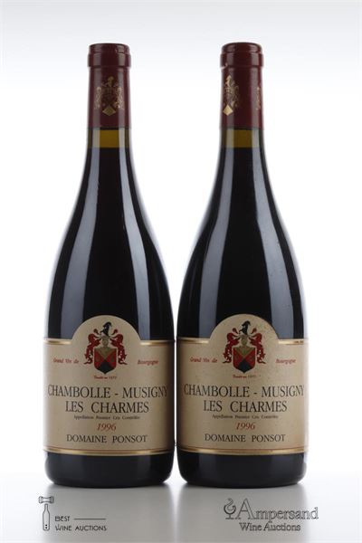 CHAMBOLLE MUSIGNY LES CHARMES 1996 - Ponsot - 2 Bottles