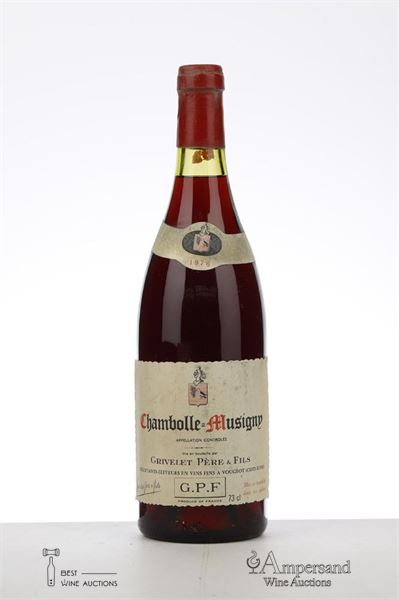 CHAMBOLLE MUSIGNY 1976 - Grivelet - 1 Bottle
