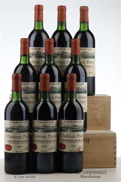 PAVIE 1989 - Mc - 9 Bottles