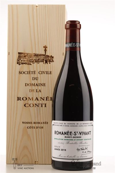 ROMANEE ST VIVANT 2016 - Domaine de la Romanee Conti - 1 Bottle - Owc 1