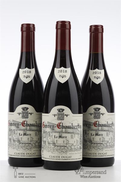 GEVREY CHAMBERTIN LA MARIE 2018 - Claude Dugat - 3 Bottles