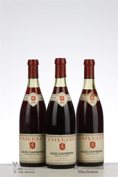 MAZIS CHAMBERTIN 1972 - Faiveley - 3 Bottles