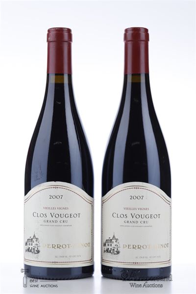 CLOS VOUGEOT VIEILLES VIGNES 2007 - Perrot Minot - 2 Bottles