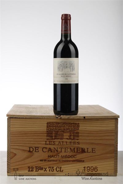 LES ALLEES DE CANTEMERLE 1996 - Mc - 12 Bottles - Owc 12
