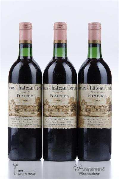 VIEUX CHATEAU CERTAN 1983 - Mc - 3 Bottles