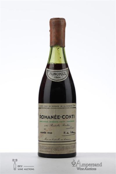 ROMANEE CONTI 1964 - Domaine de la Romanee Conti - Italian Import - 1 Bottle