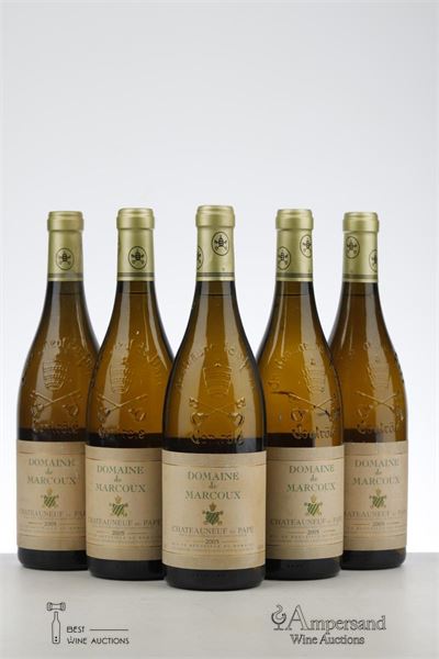 CHATEAUNEUF DU PAPE BLANC 2005 - Domaine de Marcoux - 5 Bottles
