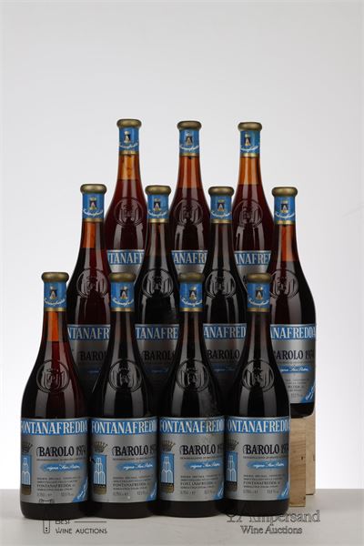 BAROLO VIGNA SAN PIETRO 1974 - Fontanafredda - 11 Bottles