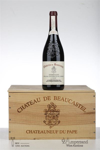 CHATEAUNEUF DU PAPE BEAUCASTEL 2007 - Beaucastel - 6 Bottles - Owc 6