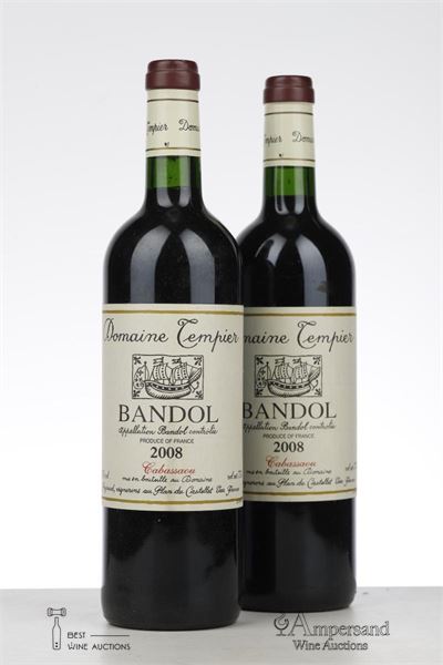 BANDOL CABASSAOU 2008 - Domaine Tempier - 2 Bottles