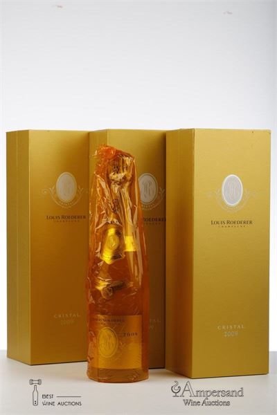 CRISTAL ROEDERER 2009 - Louis Roederer - 3 Bottles - Oc 1