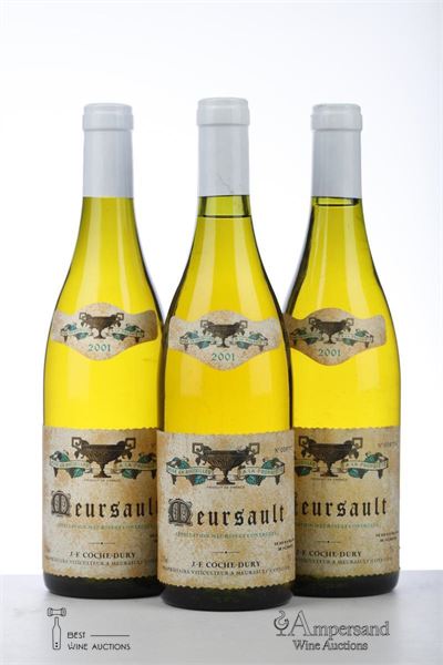 MEURSAULT 2001 - Coche Dury - 3 Bottles