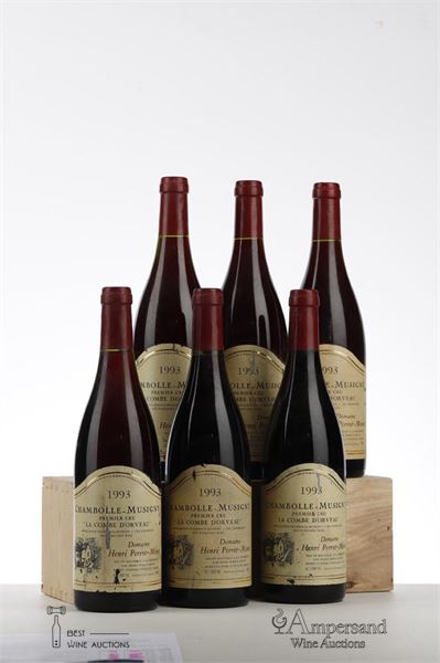 CHAMBOLLE MUSIGNY LA COMBE D'ORVEAUX 1993 - Perrot Minot - 6 Bottles