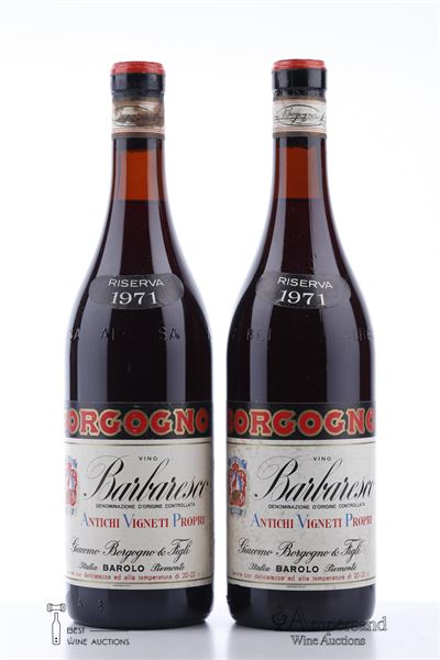 BARBARESCO RISERVA 1971 - Giacomo Borgogno - 2 Bottles