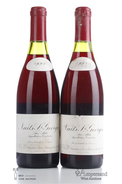 NUITS ST GEORGES AUX ALLOTS 1992 - Leroy - 2 Bottles