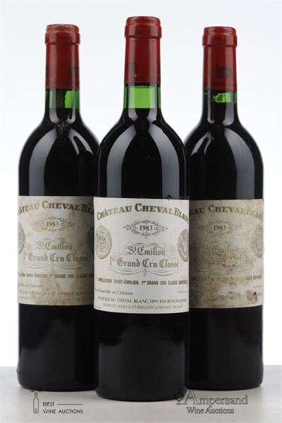 CHEVAL BLANC 1983 - Mc - 3 Bottles