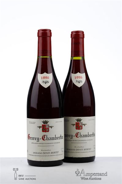 GEVREY CHAMBERTIN 1996 - Denis Mortet - 2 Bottles