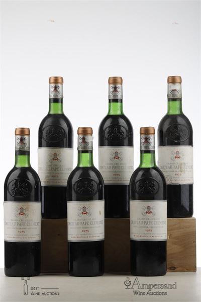 PAPE CLEMENT 1975 - Mc - 6 Bottles
