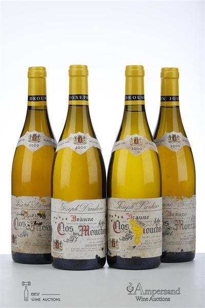 BEAUNE CLOS DES MOUCHES BLANC 2000 - Joseph Drouhin - 4 Bottles