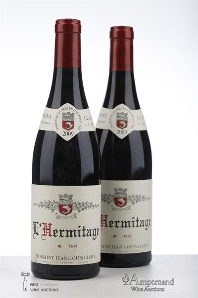 HERMITAGE ROUGE 2009 - Jean Louis Chave - 2 Bottles