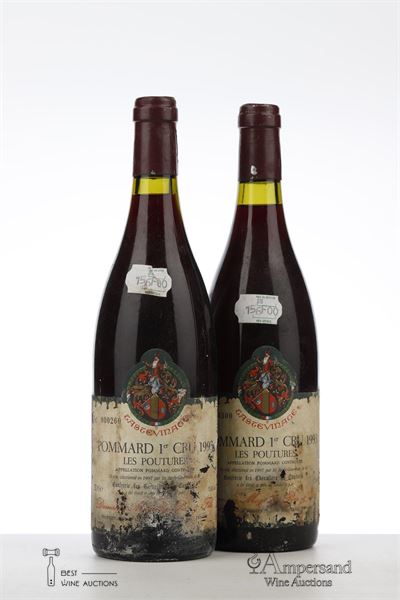 POMMARD LES POUTURES 1993 - Mazilly - 2 Bottles