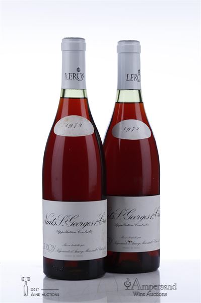 NUITS ST GEORGES 1ER CRU 1972 - Leroy Negociant - 2 Bottles