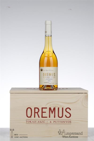 OREMUS TOKAJI ASZU 6 PUTTONYOS 2016 - Tempos Vega Sicilia - 6 x 0,500Ltr - Owc 6